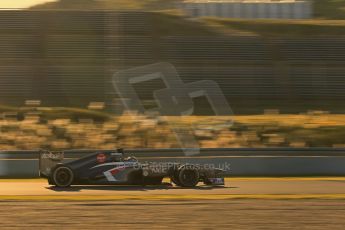 World © Octane Photographic Ltd. Formula 1 Winter testing, Jerez, 8th February 2013. Sauber C32, Esteban Gutierrez. Digital Ref: 0574lw1d9982