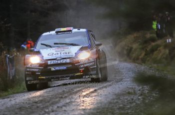 World © Octane Photographic Ltd./Louise Tope. WRC GB 14th November 2013. Digital Ref. : 0874ltd30874