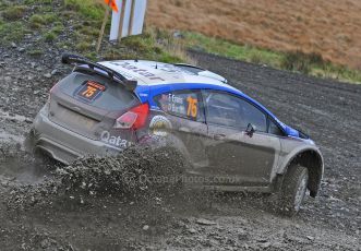 World © Octane Photographic Ltd./Louise Tope. WRC GB 15th November 2013. Digital Ref. : 0874ltd32051