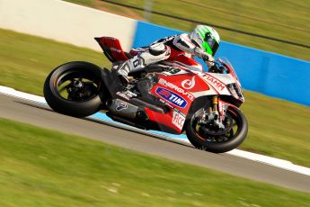 World © Octane Photographic Ltd. World Superbikes (SBK) European GP – Donington Park – Free Practice. Team Ducati Alstare - Ducati 1199 Panigale R – Niccolo Canepa. Saturday 25th May 2013. Digital Ref : 0698ce1d3273