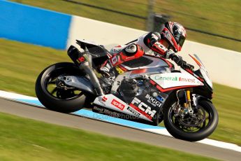 World © Octane Photographic Ltd. World Superbikes (SBK) European GP – Donington Park – Free Practice. Red Devils Roma – Aprilia RSV4 Factory – Michel Fabrizio. Saturday 25th May 2013. Digital Ref : 0698ce1d3278