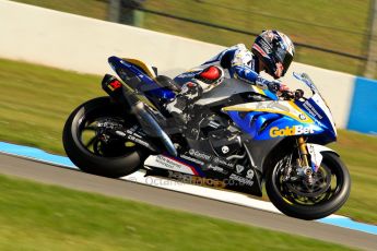World © Octane Photographic Ltd. World Superbikes (SBK) European GP – Donington Park – Free Practice. BMW Motorrad GoldBet SBK – BMW S1000RR – Marco Melandri. Saturday 25th May 2013. Digital Ref : 0698ce1d3286