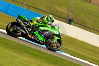 World © Octane Photographic Ltd. World Superbikes (SBK) European GP – Donington Park – Free Practice. Team Pedercini - Kawasaki ZX-10R – Federico Sandi. Saturday 25th May 2013. Digital Ref : 0698ce1d3293