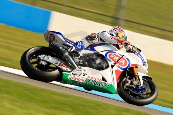 World © Octane Photographic Ltd. World Superbikes (SBK) European GP – Donington Park – Free Practice. Pata Honda World Superbike – Honda CBR-1000RR – Jonathan Rea. Saturday 25th May 2013. Digital Ref : 0698ce1d3343