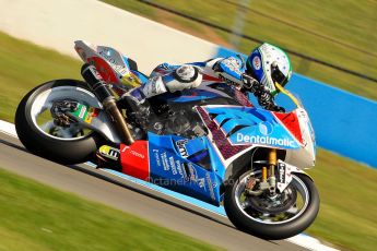 World © Octane Photographic Ltd. World Superbikes (SBK) European GP – Donington Park – Free Practice. Grillini Dentalmatic SBK – BMW S1000RR – Vittorio Iannuzzo. Saturday 25th May 2013. Digital Ref : 0698ce1d3358