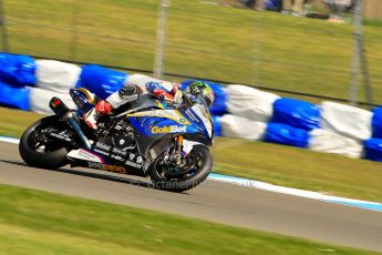 World © Octane Photographic Ltd. World Superbikes (SBK) European GP – Donington Park – Free Practice. BMW Motorrad GoldBet SBK – BMW S1000RR – Chaz Davies. Saturday 25th May 2013. Digital Ref : 0698ce1d3382