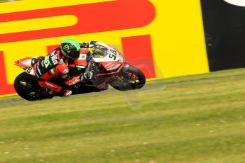 World © Octane Photographic Ltd. World Superbikes (SBK) European GP – Donington Park – Free Practice. Aprilia Racing Team – Aprilia RSV4 Factory – Eugene Laverty. Saturday 25th May 2013. Digital Ref : 0698ce1d3501