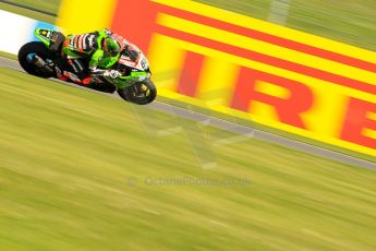 World © Octane Photographic Ltd. World Superbikes (SBK) European GP – Donington Park – Free Practice. Kawasaki Racing Team – Kawasaki ZX-10R – Tom Sykes. Saturday 25th May 2013. Digital Ref : 0698ce1d3558
