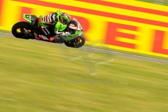 World © Octane Photographic Ltd. World Superbikes (SBK) European GP – Donington Park – Free Practice. Kawasaki Racing Team – Kawasaki ZX-10R – Tom Sykes. Saturday 25th May 2013. Digital Ref : 0698ce1d3561