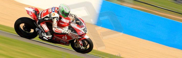 World © Octane Photographic Ltd. World Superbikes (SBK) European GP – Donington Park – Free Practice. Team Ducati Alstare - Ducati 1199 Panigale R – Niccolo Canepa. Saturday 25th May 2013. Digital Ref : 0698ce1d3614