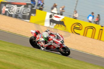 World © Octane Photographic Ltd. World Superbikes (SBK) European GP – Donington Park – Free Practice. Team Ducati Alstare - Ducati 1199 Panigale R – Niccolo Canepa. Saturday 25th May 2013. Digital Ref : 0698ce1d3695