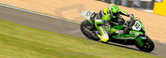 World © Octane Photographic Ltd. World Superbikes (SBK) European GP – Donington Park – Free Practice. Team Pedercini - Kawasaki ZX-10R – Federico Sandi. Saturday 25th May 2013. Digital Ref : 0698ce1d3727