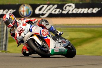 World © Octane Photographic Ltd. World Superbikes (SBK) European GP – Donington Park – Qualifying Practice. Pata Honda World Superbike – Honda CBR-1000RR – Jonathan Rea. Saturday 25th May 2013. Digital Ref :