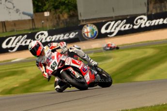 World © Octane Photographic Ltd. World Superbikes (SBK) European GP – Donington Park – Qualifying Practice. Team Ducati Alstare - Ducati 1199 Panigale R – Niccolo Canepa. Saturday 25th May 2013. Digital Ref :