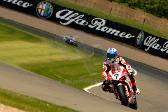 World © Octane Photographic Ltd. World Superbikes (SBK) European GP – Donington Park – Qualifying Practice. Team Ducati Alstare – Ducati 1199 Panigale R – Carlos Checa. Saturday 25th May 2013. Digital Ref :