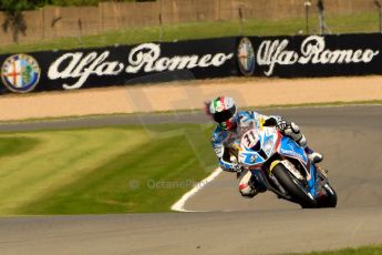 World © Octane Photographic Ltd. World Superbikes (SBK) European GP – Donington Park – Qualifying Practice. Grillini Dentalmatic SBK – BMW S1000RR – Vittorio Iannuzzo. Saturday 25th May 2013. Digital Ref :