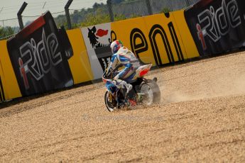 World © Octane Photographic Ltd. World Superbikes (SBK) European GP – Donington Park – Qualifying Practice. Grillini Dentalmatic SBK – BMW S1000RR – Vittorio Iannuzzo. Saturday 25th May 2013. Digital Ref :