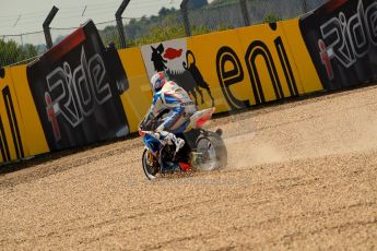 World © Octane Photographic Ltd. World Superbikes (SBK) European GP – Donington Park – Qualifying Practice. Grillini Dentalmatic SBK – BMW S1000RR – Vittorio Iannuzzo. Saturday 25th May 2013. Digital Ref :