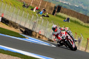 World © Octane Photographic Ltd. World Superbikes (SBK) European GP – Donington Park – Qualifying Practice. Team Ducati Alstare - Ducati 1199 Panigale R – Niccolo Canepa. Saturday 25th May 2013. Digital Ref :