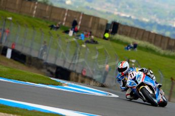 World © Octane Photographic Ltd. World Superbikes (SBK) European GP – Donington Park – Qualifying Practice. Grillini Dentalmatic SBK – BMW S1000RR – Vittorio Iannuzzo. Saturday 25th May 2013. Digital Ref :