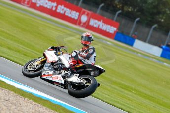 World © Octane Photographic Ltd. World Superbikes (SBK) European GP – Donington Park – Qualifying Practice. Red Devils Roma – Aprilia RSV4 Factory – Michel Fabrizio. Saturday 25th May 2013. Digital Ref :