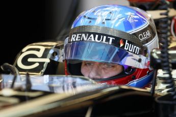 World © Octane Photographic Ltd. Formula 1 - Young Driver Test - Silverstone. Friday 19th July 2013. Day 3. Lotus F1 Team E21 – Nicolas Prost. Digital Ref : 0755lw1d0006