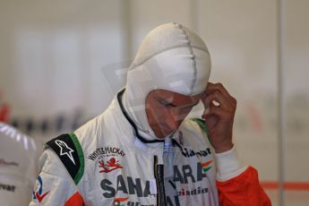 World © Octane Photographic Ltd. Formula 1 - Young Driver Test - Silverstone. Friday 19th July 2013. Day 3. Sahara Force India VJM06 - Adrian Sutil. Digital Ref :0755lw1d0010
