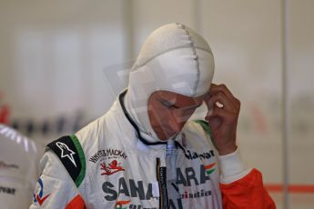 World © Octane Photographic Ltd. Formula 1 - Young Driver Test - Silverstone. Friday 19th July 2013. Day 3. Sahara Force India VJM06  - Adrian Sutil. Digital Ref :0755lw1d0010