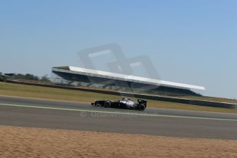 World © Octane Photographic Ltd. Formula 1 - Young Driver Test - Silverstone. Friday 19th July 2013. Day 3. Williams FW35 - Susie Wolff. Digital Ref : 0755lw1d0013