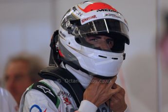World © Octane Photographic Ltd. Formula 1 - Young Driver Test - Silverstone. Friday 19th July 2013. Day 3. Sahara Force India VJM06 - Adrian Sutil. Digital Ref :0755lw1d0023
