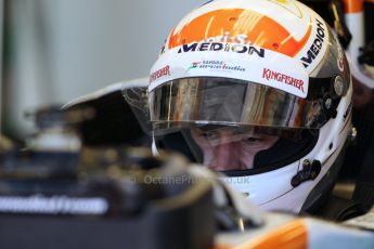 World © Octane Photographic Ltd. Formula 1 - Young Driver Test - Silverstone. Friday 19th July 2013. Day 3. Sahara Force India VJM06  - Adrian Sutil. Digital Ref :0755lw1d0033