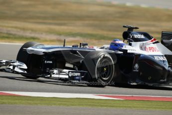 World © Octane Photographic Ltd. Formula 1 - Young Driver Test - Silverstone. Friday 19th July 2013. Day 3. Williams FW35 - Susie Wolff. Digital Ref : 0755lw1d0074