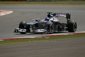 World © Octane Photographic Ltd. Formula 1 - Young Driver Test - Silverstone. Friday 19th July 2013. Day 3. Williams FW35 - Susie Wolff. Digital Ref :0755lw1d0091