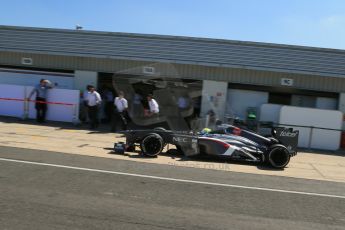 World © Octane Photographic Ltd. Formula 1 - Young Driver Test - Silverstone. Friday 19th July 2013. Day 3. Sauber C32 - Kimiya Sato. Digital Ref :0755lw1d0108