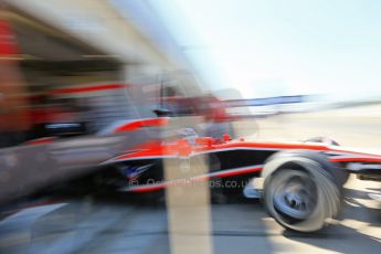 World © Octane Photographic Ltd. Formula 1 - Young Driver Test - Silverstone. Friday 19th July 2013. Day 3. Marussia F1 Team MR02 – Jules Bianchi. Digital Ref :0755lw1d0137