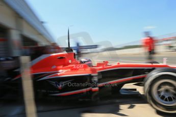 World © Octane Photographic Ltd. Formula 1 - Young Driver Test - Silverstone. Friday 19th July 2013. Day 3. Marussia F1 Team MR02 – Jules Bianchi. Digital Ref :0755lw1d0138