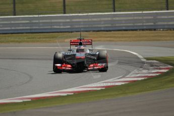 World © Octane Photographic Ltd. Formula 1 - Young Driver Test - Silverstone. Friday 19th July 2013. Day 3. Vodafone McLaren Mercedes MP4/28 – Gary Paffett. Digital Ref:0755lw1d0149