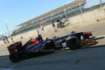 World © Octane Photographic Ltd. Formula 1 - Young Driver Test - Silverstone. Friday 19th July 2013. Day 3. Infiniti Red Bull Racing RB9 - Sebastian Vettel. Digital Ref : 0755lw1d0156