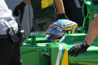 World © Octane Photographic Ltd. Formula 1 - Young Driver Test - Silverstone. Friday 19th July 2013. Day 3. Caterham F1 Team CT03 – Charles Pic. Digital Ref :0755lw1d0162