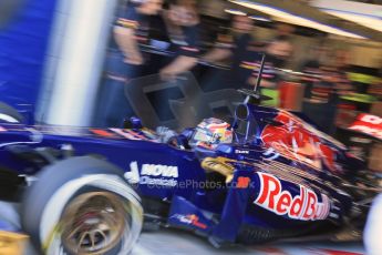 World © Octane Photographic Ltd. Formula 1 - Young Driver Test - Silverstone. Friday 19th July 2013. Day 3. Scuderia Toro Rosso STR8 – Danill Kvyat. Digital Ref : 0755lw1d0170