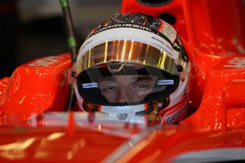 World © Octane Photographic Ltd. Formula 1 - Young Driver Test - Silverstone. Friday 19th July 2013. Day 3. Marussia F1 Team MR02 – Jules Bianchi. Digital Ref :0755lw1d0177