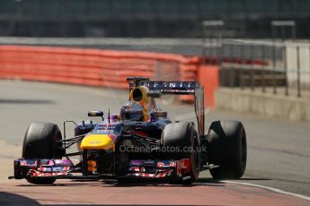 World © Octane Photographic Ltd. Formula 1 - Young Driver Test - Silverstone. Friday 19th July 2013. Day 3. Infiniti Red Bull Racing RB9 - Sebastian Vettel. Digital Ref :0755lw1d0184