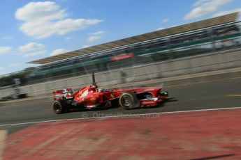 World © Octane Photographic Ltd. Formula 1 - Young Driver Test - Silverstone. Friday 19th July 2013. Day 3. Scuderia Ferrari F138 – Davide Rigon. Digital Ref : 0755lw1d0187