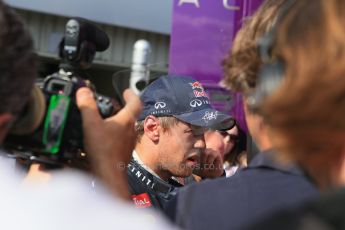 World © Octane Photographic Ltd. Formula 1 - Young Driver Test - Silverstone. Friday 19th July 2013. Day 3. Infiniti Red Bull Racing RB9 - Sebastian Vettel. Digital Ref : 0755lw1d0230