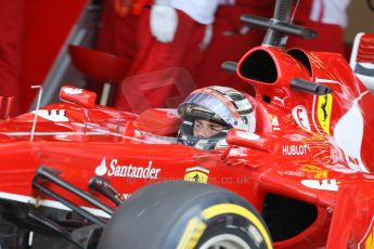 World © Octane Photographic Ltd. Formula 1 - Young Driver Test - Silverstone. Friday 19th July 2013. Day 3. Scuderia Ferrari F138 – Davide Rigon. Digital Ref : 0755lw1d0274