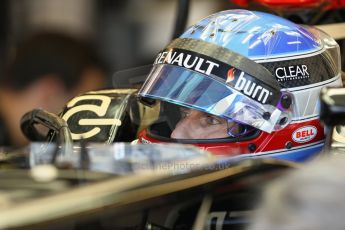 World © Octane Photographic Ltd. Formula 1 - Young Driver Test - Silverstone. Friday 19th July 2013. Day 3. Lotus F1 Team E21 – Nicolas Prost. Digital Ref : 0755lw1d9743