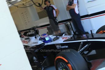 World © Octane Photographic Ltd. Formula 1 - Young Driver Test - Silverstone. Friday 19th July 2013. Day 3. Williams FW35 - Susie Wolff. Digital Ref :  0755lw1d9774