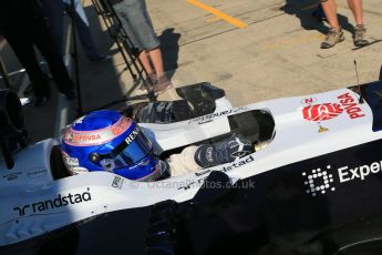 World © Octane Photographic Ltd. Formula 1 - Young Driver Test - Silverstone. Friday 19th July 2013. Day 3. Williams FW35 - Susie Wolff. Digital Ref : 0755lw1d9785
