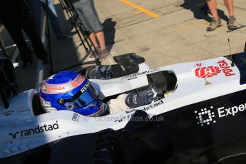 World © Octane Photographic Ltd. Formula 1 - Young Driver Test - Silverstone. Friday 19th July 2013. Day 3. Williams FW35 - Susie Wolff. Digital Ref :  0755lw1d9785