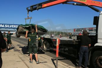 World © Octane Photographic Ltd. Formula 1 - Young Driver Test - Silverstone. Friday 19th July 2013. Day 3. Caterham F1 Team CT03 – Giedo van der Garde. Digital Ref : 0755lw1d9863